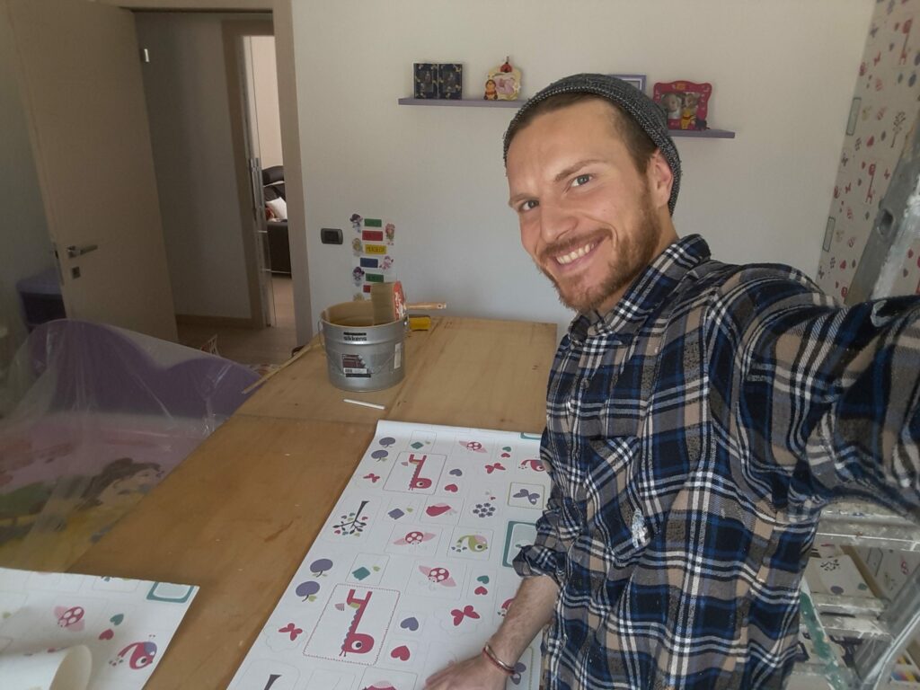 Alessandro Curzi al lavoro